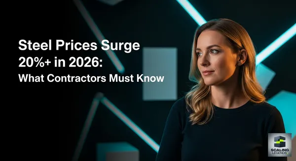 Steel Prices Surge 20%+ in 2026: What Contractors Must Know